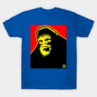 Mad Sasquatch Angry Bigfoot Mean Mug Monster Scary Mode Beast T-Shirt